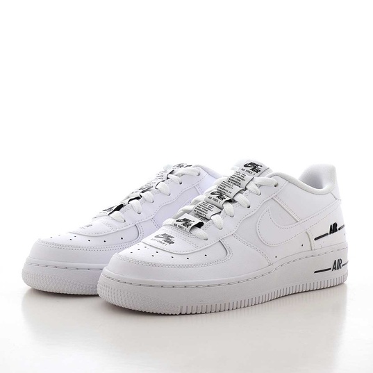 Nike Sportswear AIR FORCE 1 LV8 3 SU20 (GS) - Trainers - white/black/white  