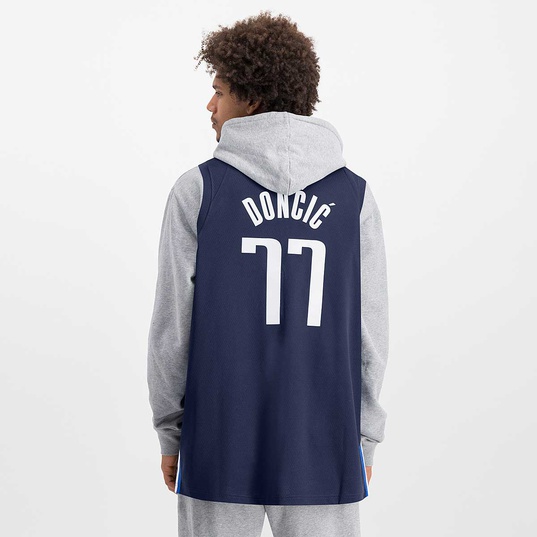 Nike Dallas Mavericks Statement Edition Jordan Dri-FIT NBA Swingman Trikot  Blue - COLLEGE NAVY/DONCIC LUKA