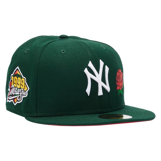 Buy MLB NEW YORK YANKEES ROSE 1999 WORLD SERIES PATCH 59FIFTY CAP for EUR  36.90 on !