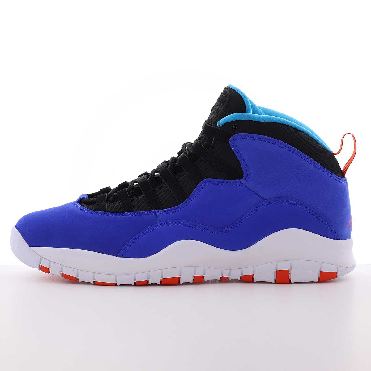 blue orange jordan 10