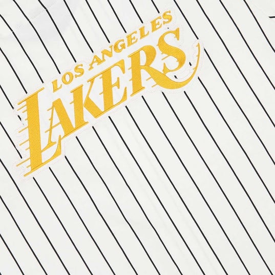 Buy NBA PINSTRIPE BASEBALL JERSEY LA LAKERS for N/A 0.0 on !