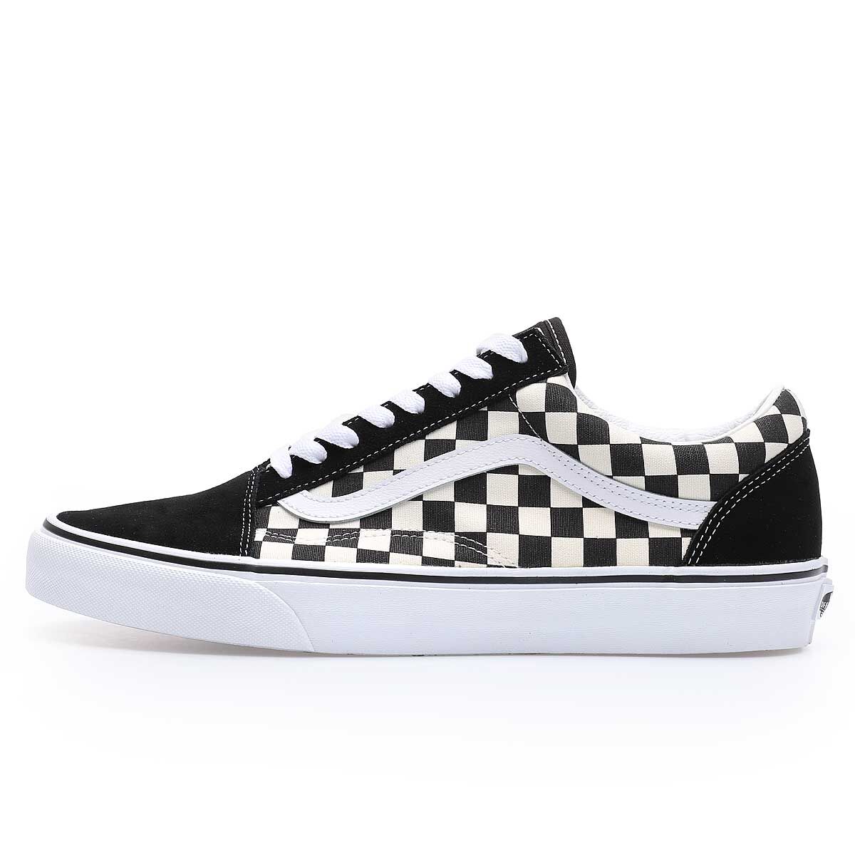 pink checkered platform vans