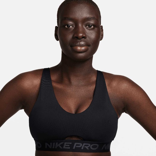 Nike Performance NEW PRO RIVAL BRA - Sport BH - white/black/weiß