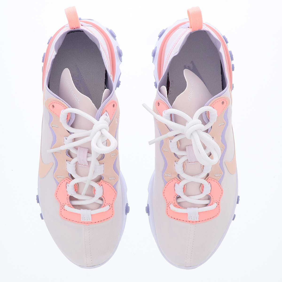 nike react element 55 violet and coral