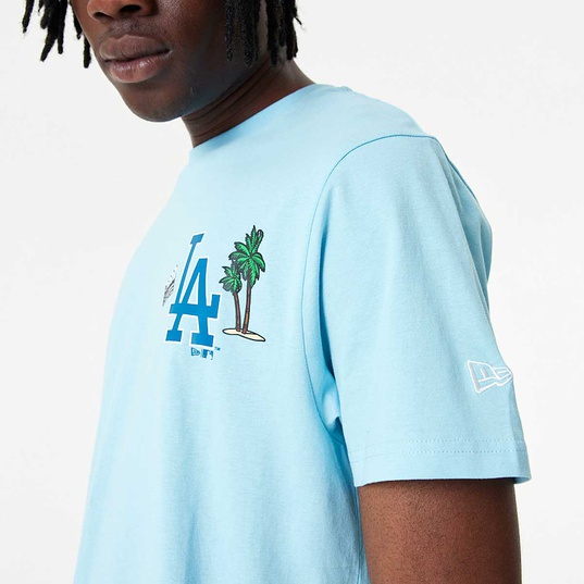 Los Angeles Dodgers LA Blue short sleeve crewneck T-shirt Size L