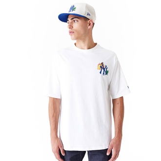 MLB NEW YORK YANKEES FLORAL GRAPHIC OVERSIZED T-SHIRT