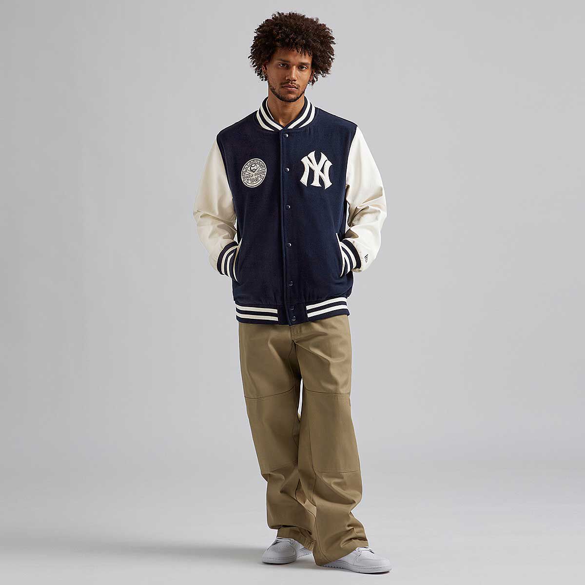 New york yankees cheap mlb heritage varsity jacket