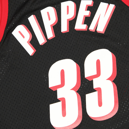 Scottie Pippen Portland Trail Blazers Mitchell & Ness Hardwood Classics  Swingman Jersey - Black