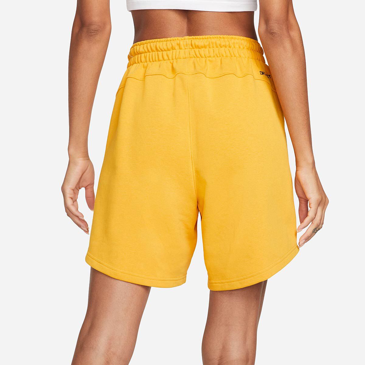 nike womens yellow shorts