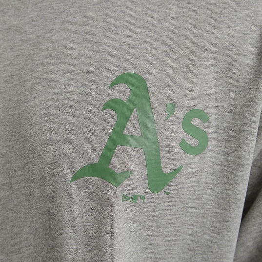New Era Oakland Athletics Large Logo Sweatshirt - Grey - Size S