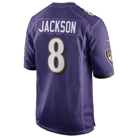NFL Home Game Jersey Baltimore Ravens Lamar Jackson 8  large image number 2