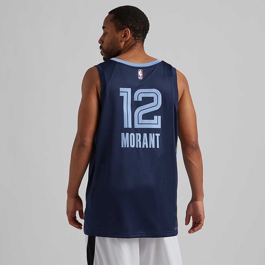 Unisex Nike Ja Morant Navy Memphis Grizzlies Swingman Jersey - Icon Edition