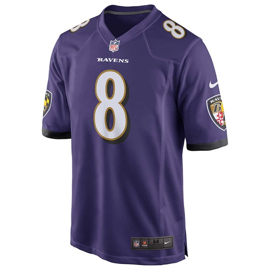 nike NFL Home Game Jersey Baltimore Ravens Lamar Jackson NEW ORCHID 1