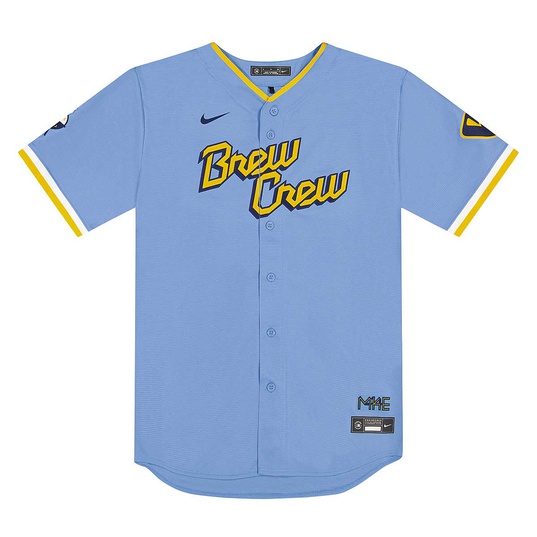 Buy MLB Replica City Connect Jersey Milwaukee Brewers for EUR 99.90 on  !