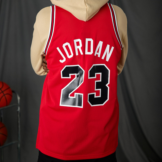Vintage NIKE Chicago Bulls Jordan 23 NBA Basketball Jersey Vest Red (2XL)