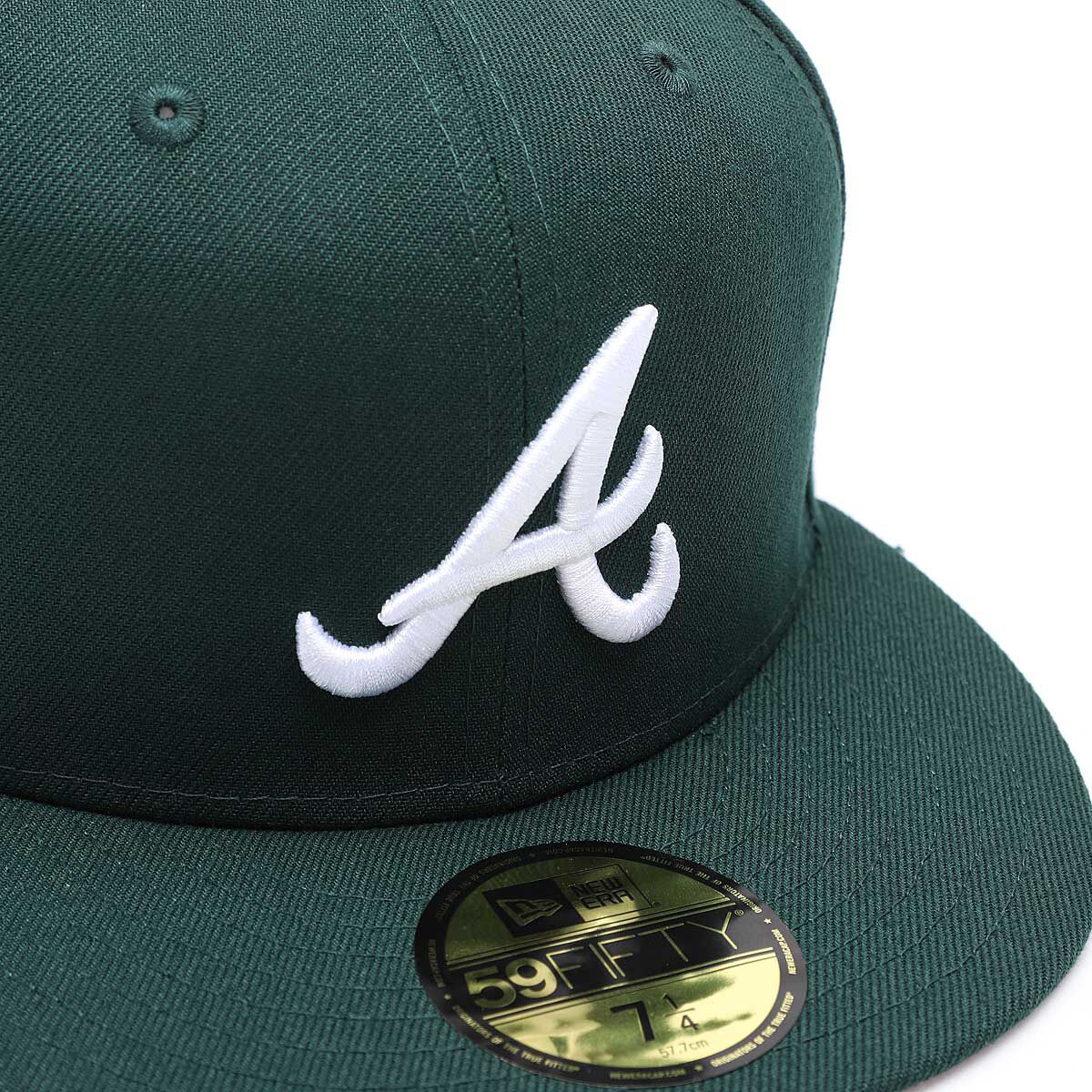 dark green braves hat