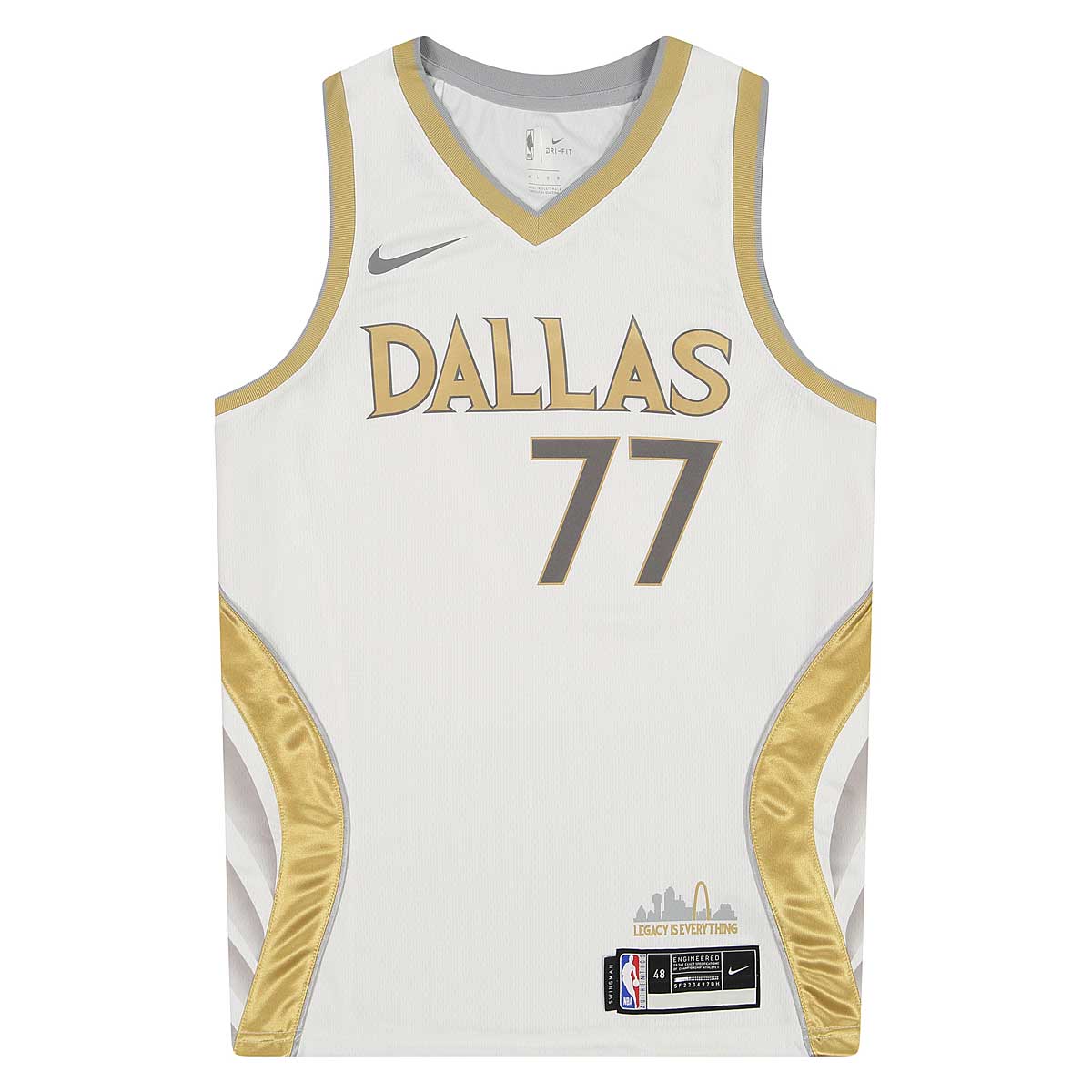 Luka Doncic Dallas Mavericks White Gold & Black Gold Jersey - All Stit -  Nebgift