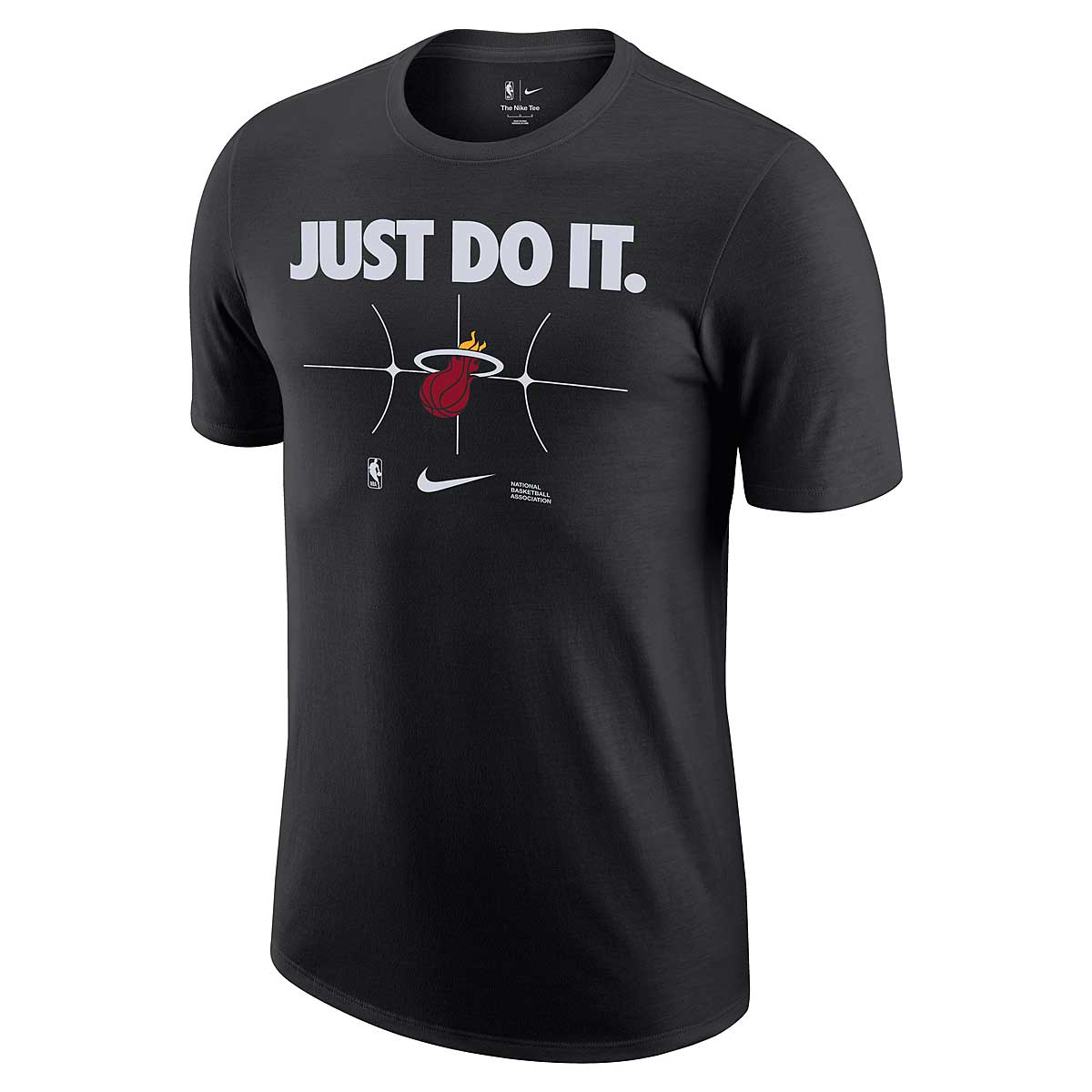 Nike NBA Miami Heat Essential Just Do It T-shirt, Black 2XL