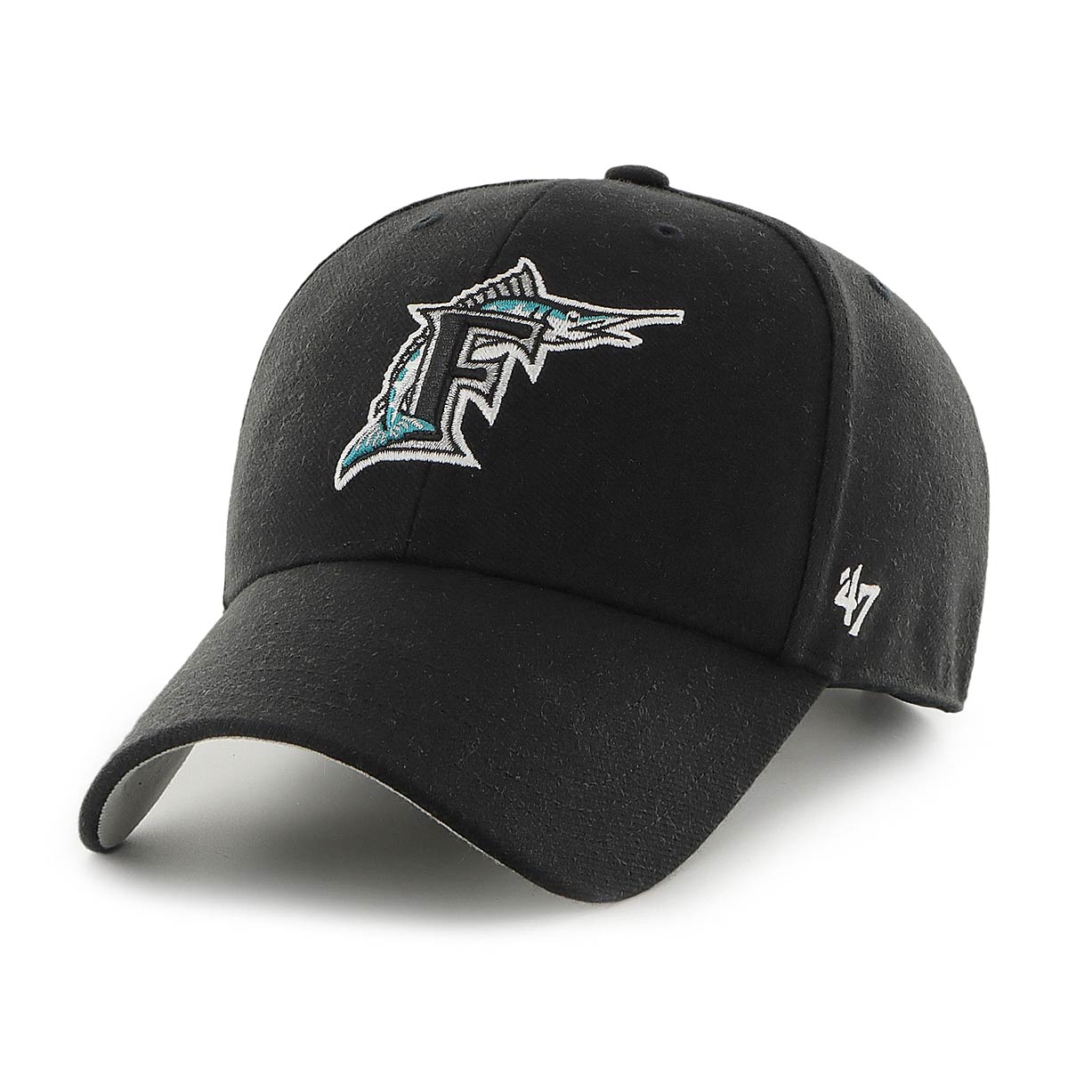 47 MLB Miami Marlins Sure Shot MVP Snapback Cap Black