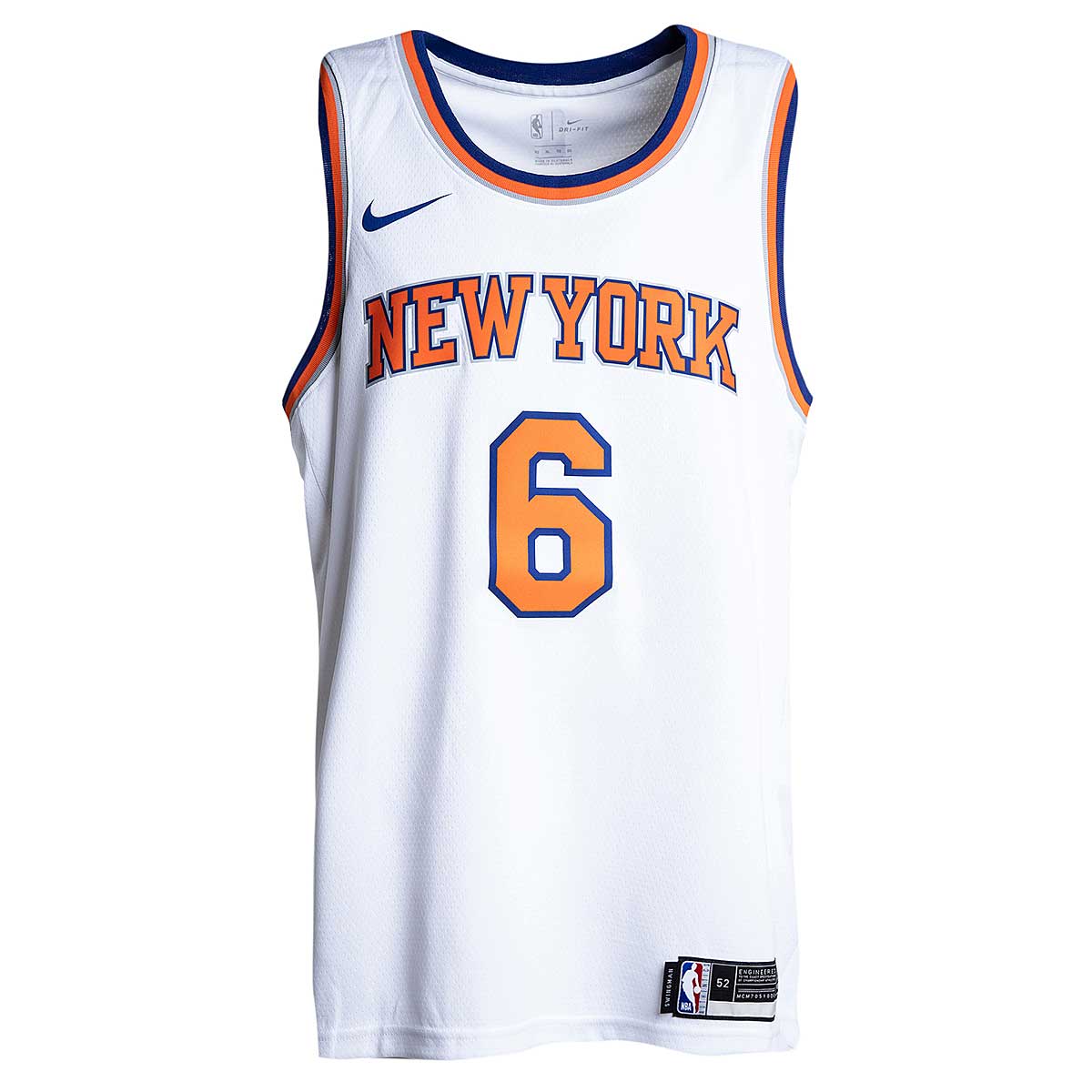 2017-19 New York Knicks Porzingis #6 Nike Swingman Away Jersey