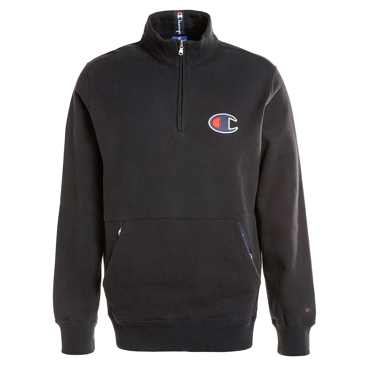 Champion c logo discount half zip sweater