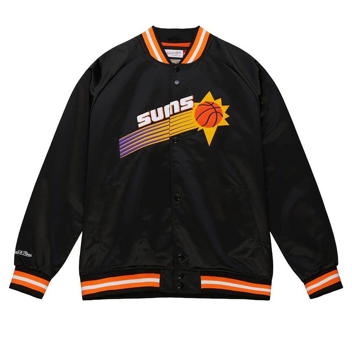 Jackets and Coats Mitchell & Ness Phoenix Suns Lightweight Satin Jacket  Black