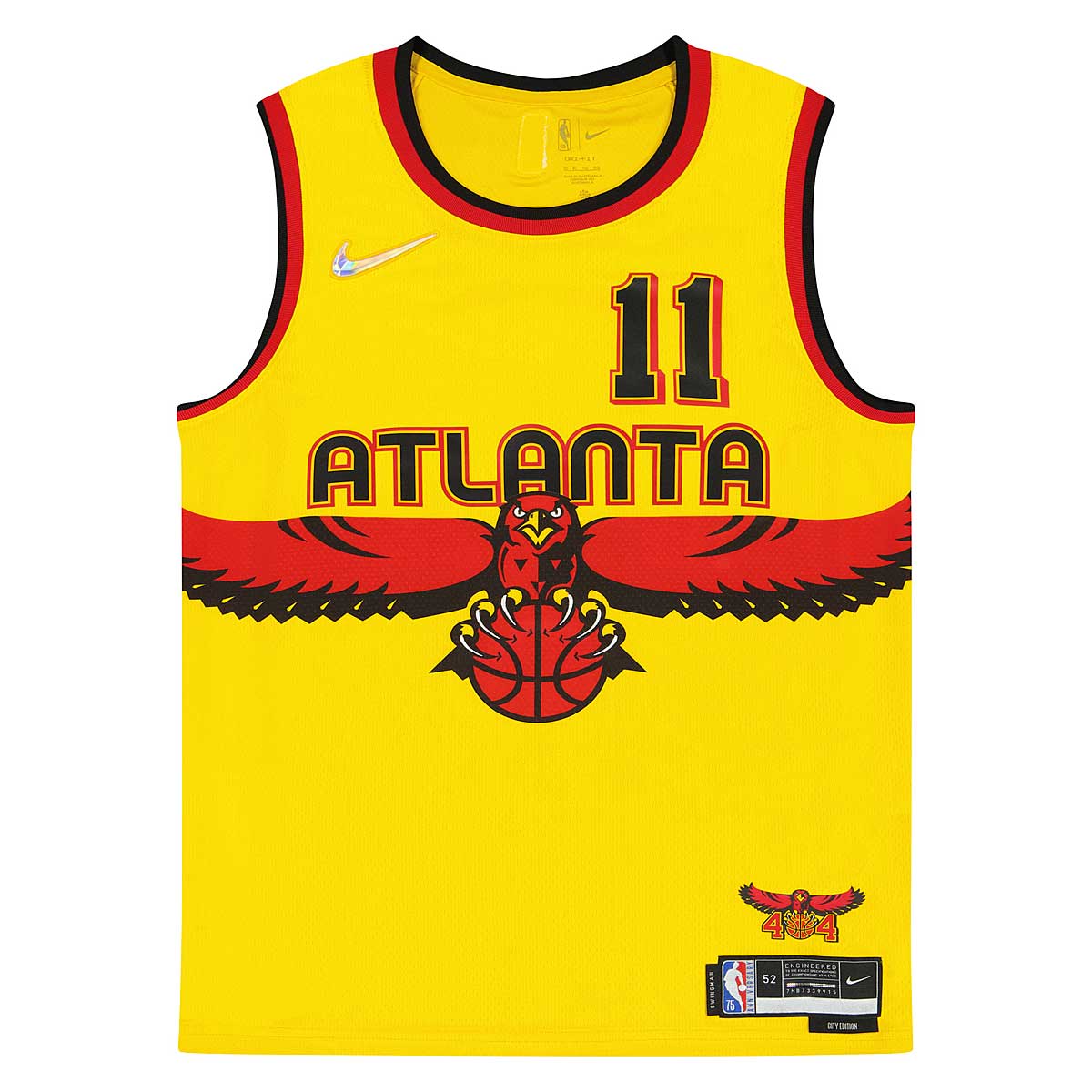 Youth Nike Trae Young Yellow Atlanta Hawks 2021/22 Swingman Jersey - City  Edition