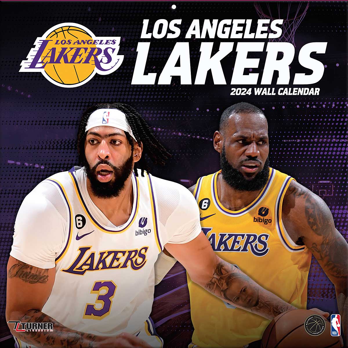 Buy NBA LOS ANGELES LAKERS 30 x 30CM WALL CALENDAR 2024 for EUR 21.90