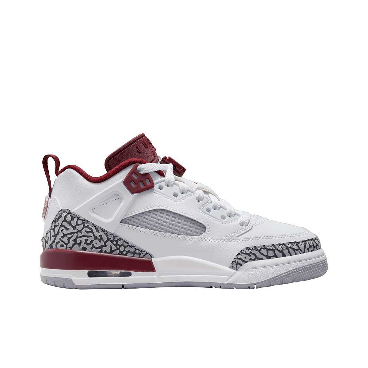 Jordan Jordan Spizike Low Gs, White/team Red-wolf Grey-anthracite EU36 UK3+ US4Y