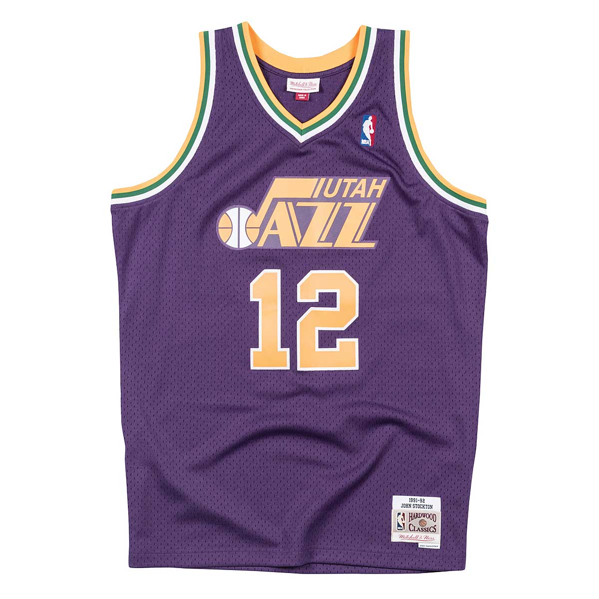 HOT John Stockton Utah Jazz Mitchell & Ness Youth 199192 Hardwood Classics  Swingman Throwback Purple Basketball Jersey • Kybershop
