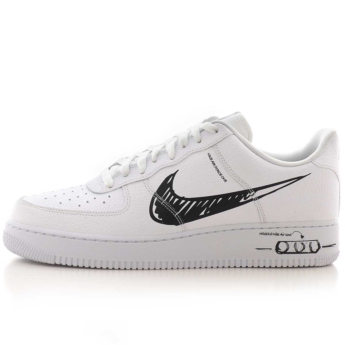 Nike Air Force 1 Lv8 Utility Shoes (black/white black)