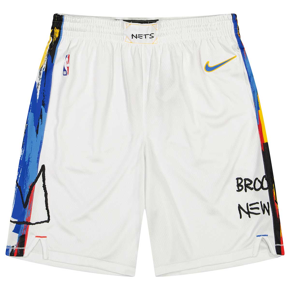 Nike Basketball Brooklyn Nets NBA Swingman shorts in white