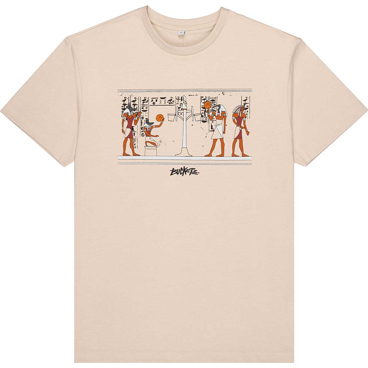 Bucketz Ancient Bucketz T-shirt, Beige