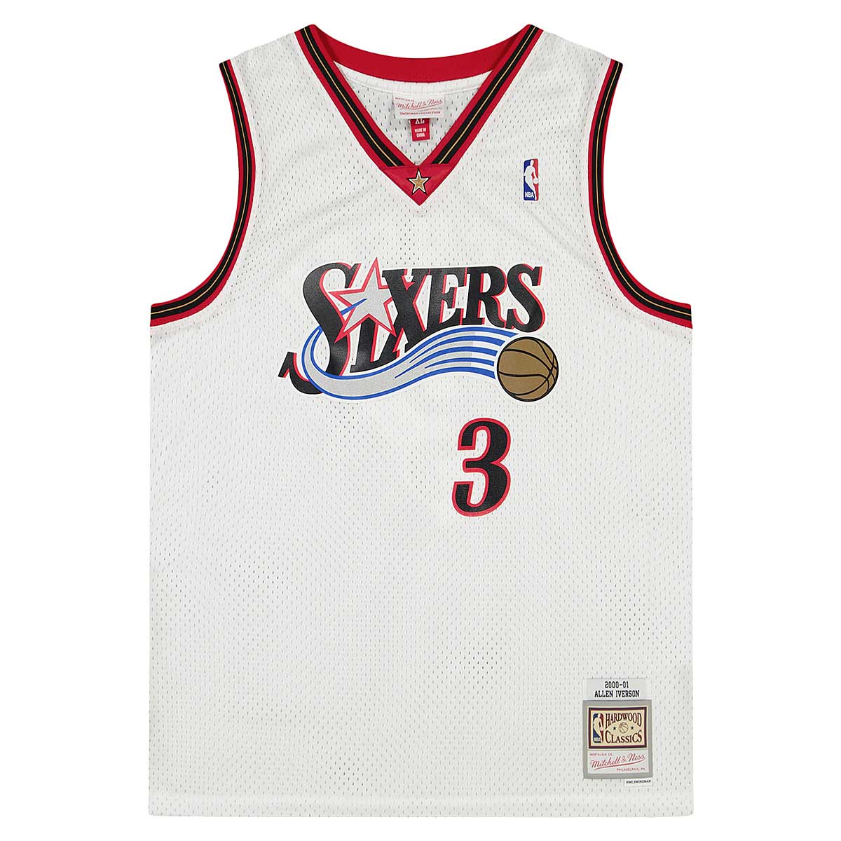 Mitchell Ness M&N Allen Iverson Authentic 76ers Sixers jersey 52 2xl xxl  96-97
