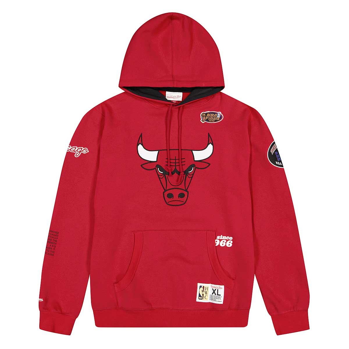 Sweatshirt Mitchell & Ness Chicago Bulls Overtime Crew Fleece red