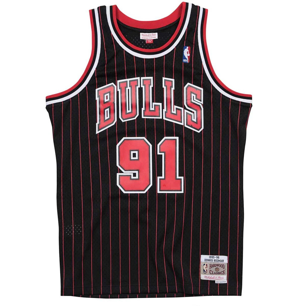 Camiseta Chicago Bulls NBA. Manga corta. Color negro New Era