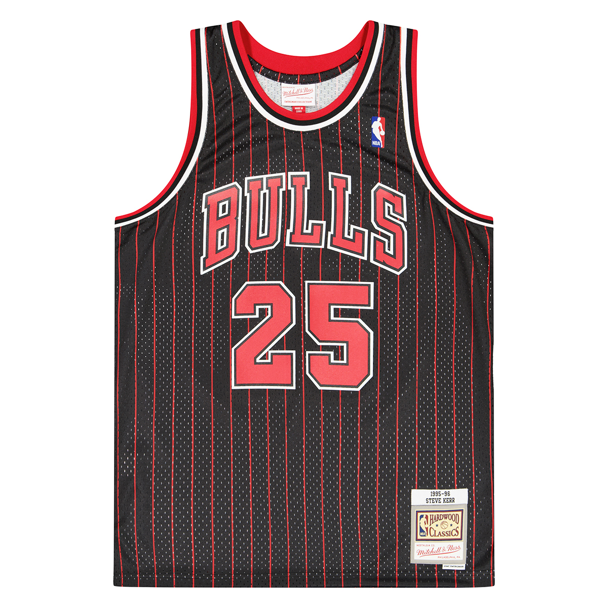 Mitchell & Ness Chicago Bulls #25 Steve Kerr Swingman Jersey black