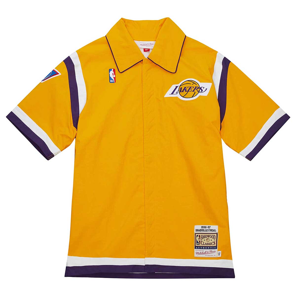  Mitchell & Ness Big Face Short Sleeve Tee Lakers Gold