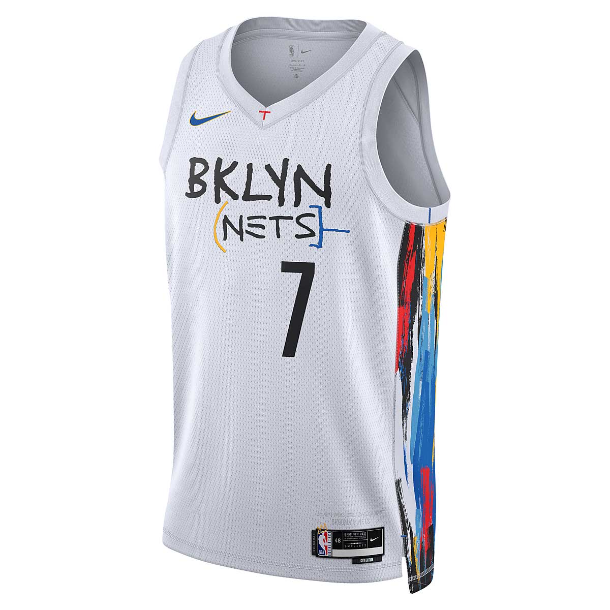  Outerstuff Kevin Durant Brooklyn Nets White Kids 4-7 City  Edition Player Jersey (4) : Sports & Outdoors