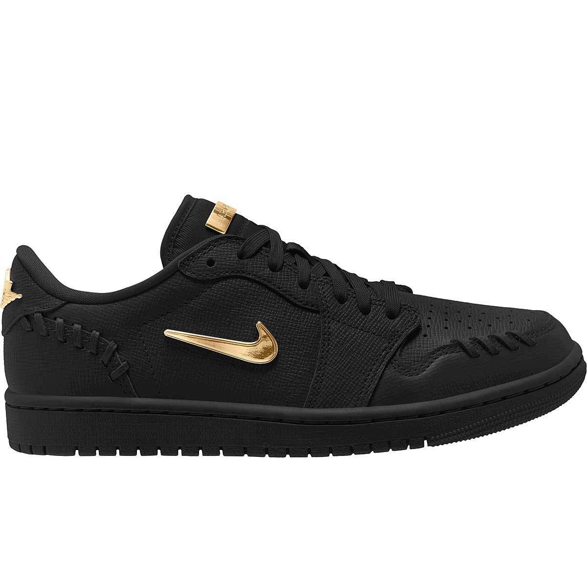 Jordan Wmns Air Jordan 1 Mm Low, Black/metallic Gold EU38 UK4+ US7