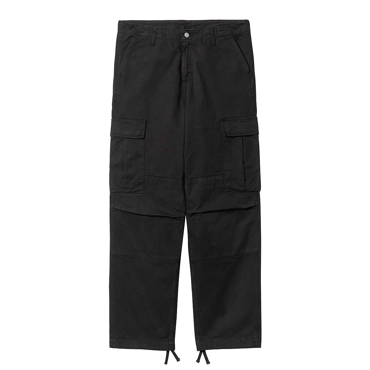 Carhartt Wip Regular Cargo Pant, Black-garment Dyed