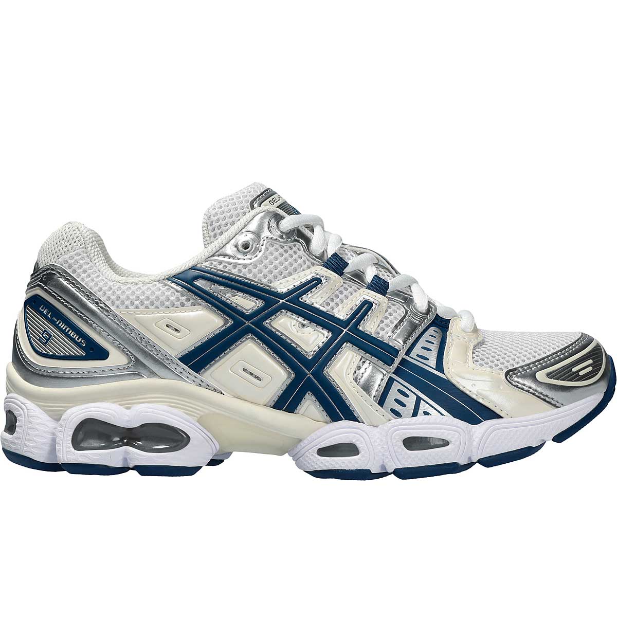 Asics Wmns Gel-nimbus 9, Weiss EU40