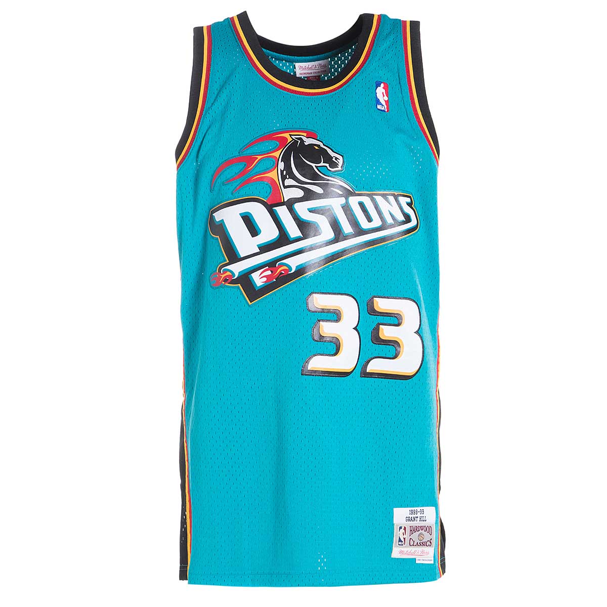 Nike Detroit pistons Grant Hill Teal Jersey #33. XL