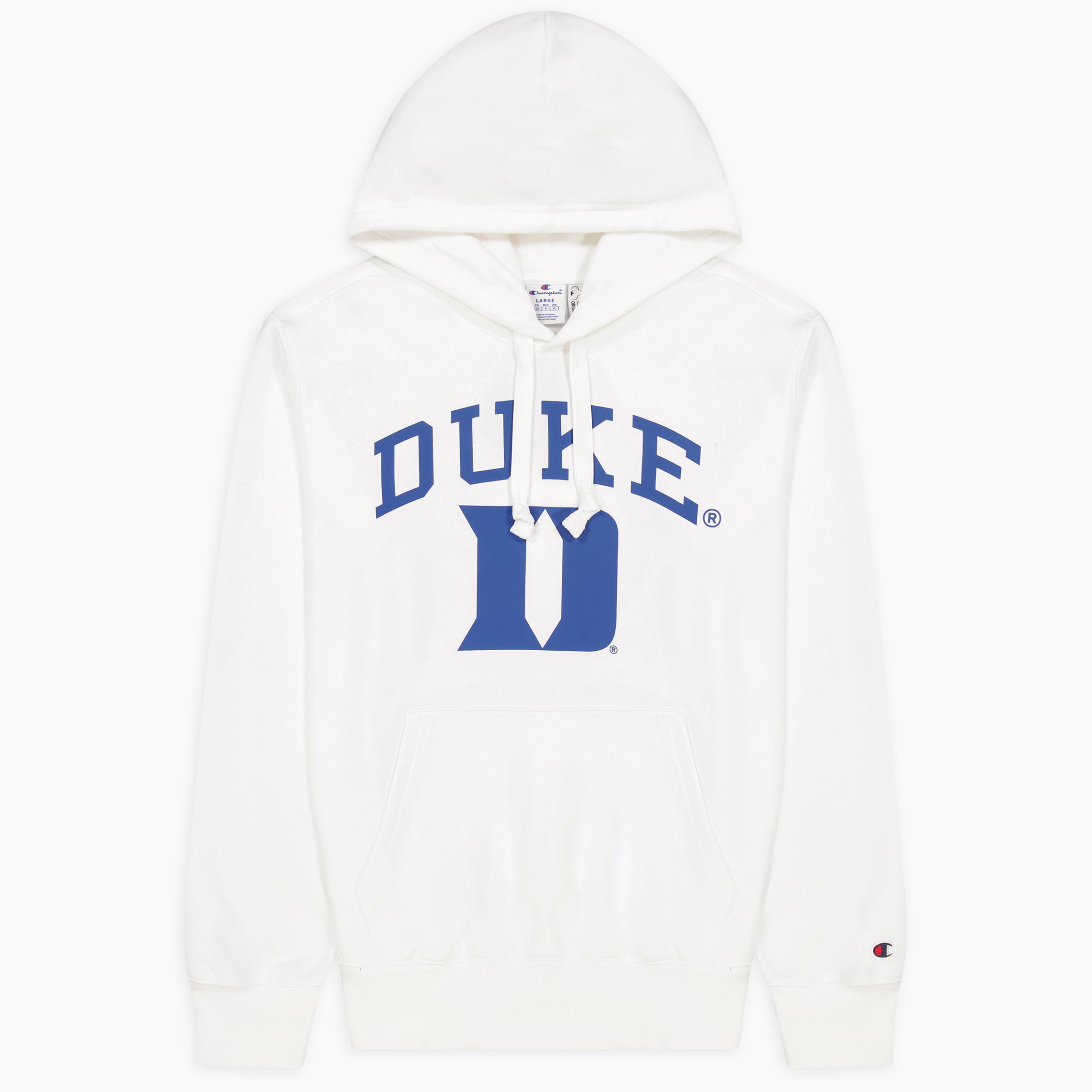 Duke white 2025 hoodie