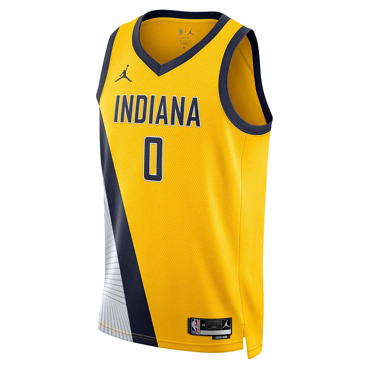 Nike NBA Indiana Pacers Dri-fit Statment Swingman Jersey Tyrese Haliburton, Amarillo/haliburton Tyre