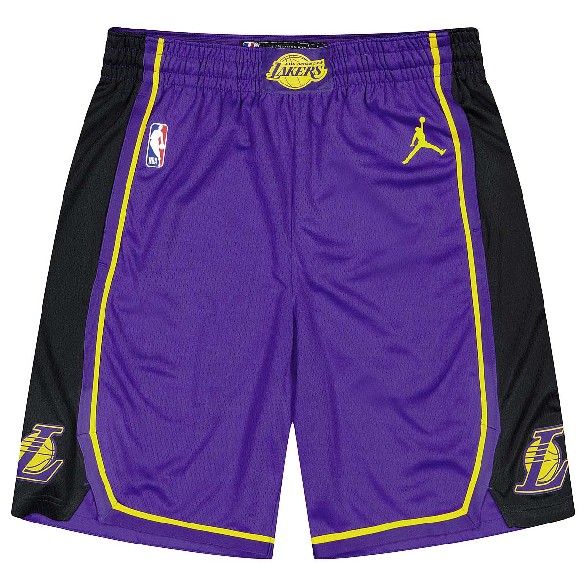 Los Angeles Lakers Dri-FIT Play Shorts - Purple - Throwback