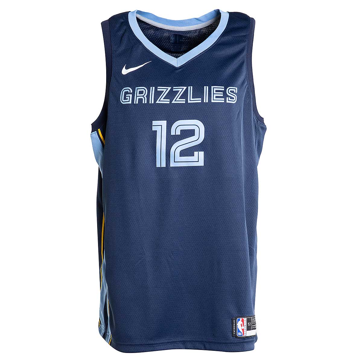 Memphis Grizzlies Ja Morant 12 Nike Icon Edition Swingman Jersey 2Xlarge  College Navy/Light Blue
